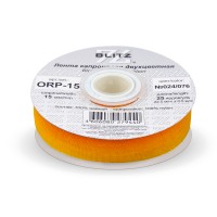 Лента капроновая 15 мм ( 5/8 ) BLITZ ORP-15 двухцветная 22.5 м 024/076 желтый/оранжевый