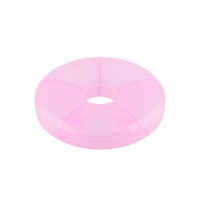 Gamma контейнер T-37 пластик 12 x 12 x 3 см розовый\прозрачный