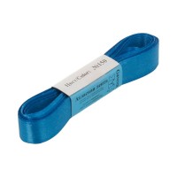 Лента атласная 12 мм ( 1/2 ) Gamma AL-12P ФАСОВКА 10 x 5.4 м №150 сине-голубой