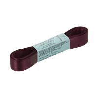 Лента атласная 12 мм ( 1/2 ) Gamma AL-12P ФАСОВКА 10 x 5.4 м №156 т.фиолетовый