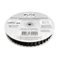 Лента капроновая 20 мм ( 3/4 ) BLITZ ORV-20 гофрированная 22.5 м №112 черный