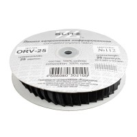 Лента капроновая 25 мм ( 1 ) BLITZ ORV-25 гофрированная 22.5 м №112 черный