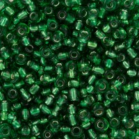 Бисер Zlatka GR 11/0 (0021-0056) 10 х 10 г №0027B т.зеленый