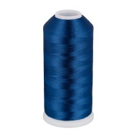 Нитки для вышивания Gamma V120/2 100\% вискоза 5000 я 4570 м №3348 т.синий
