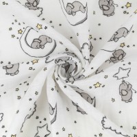 Ткань PEPPY Ткань муслиновая ФАСОВКА EMBRACE 100\% хлопок 100 х 125 см Shannon Fabrics emlittleone banana