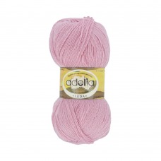 Пряжа ADELIA "LEDA" 99\% акрил, 1\% люрекс 5 шт. х 100 г 340 м №202 розовый