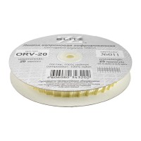 Лента капроновая 20 мм ( 3/4 ) BLITZ ORV-20 гофрированная 22.5 м №011 св.желтый