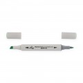 BMA-01 0.7 мм - 7 мм кисть/перо скошенное 1 шт. Z413 св. травяной/Glass Green