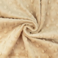 "PEPPY" Плюш PEVD ФАСОВКА 48 x 48 см 309 г/кв.м 100\% полиэстер 09 песочный