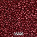 Бисер Чехия круглый 6 10/0 2.3 мм 500 г 18398 (Ф658) красно-малиновый/металлик