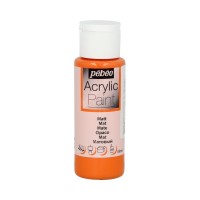 Краска акриловая PEBEO Acrylic Paint для декора матовая 59 мл 097805 мандарин