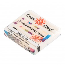 Craft&Clay полимерная глина CCH эффект матового стекла 50 г 1401 белый