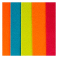 Фетр BLITZ FKC22-20/30 декоративный (ассорти) 2.2 мм 20 см х 30 см 5 шт ассорти №2