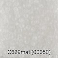 Бисер Чехия GAMMA круглый 3 10/0 2.3 мм 50 г 1-й сорт C629mat прозрачный мат. ( 00050 )