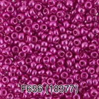 Бисер Чехия GAMMA круглый 6 10/0 2.3 мм 50 г 1-й сорт F656 малиновый/металлик ( 18377 )