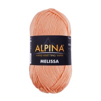 Пряжа ALPINA "MELISSA" 95\% вискоза, 5\% кашемир 10 шт. х 50 г 125 м №15 оранжевый