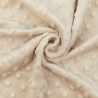 "PEPPY" Плюш PEVD ФАСОВКА 48 x 48 см 309 г/кв.м 100\% полиэстер 40 св.бежевый