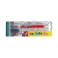 Carioca Ручка перьевая Stilo +2 картриджа, корпус ассорти 42303