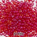 Бисер Чехия круглый 4 10/0 2.3 мм 500 г 91090 (Ф153) малиновый/перл