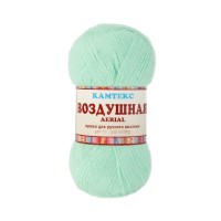 Пряжа Камтекс КТ Воздушная 50\% акрил, 25\% шерсть, 25\% мериносовая шерсть 5 шт. х 100 г 370 м 025 мята