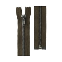 Молния Металл оксид (черный никель) ZIP 5B однозамковая 100 см Тип 5 10 шт разъёмная Gamma №316 коричнев.хаки