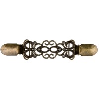 Пряжка GB 1626 Зажим для кардигана BLITZ 130 x 25 мм 1 шт. №24 под бронзу