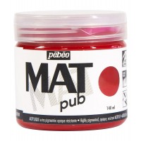 Краска акриловая PEBEO экстра матовая Mat Pub №2 140 мл 256006 маджента