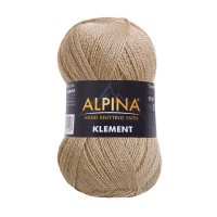 Пряжа ALPINA "KLEMENT" 80\% альпака, 20\% мериносовая шерсть 4 шт. х 50 г 300 м №14 бежевый