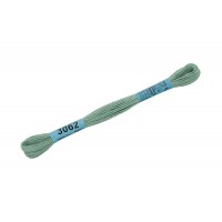 Нитки для вышивания "Gamma" мулине ( 0820-3070 ) 100\% хлопок 24 x 8 м №3062 зеленый