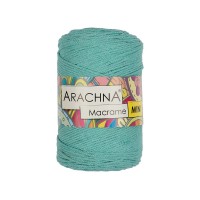 Пряжа ARACHNA Macrame Mini 80\% хлопок, 20\% полиэстер 4 шт. х 250 г 200 м №19 мятный