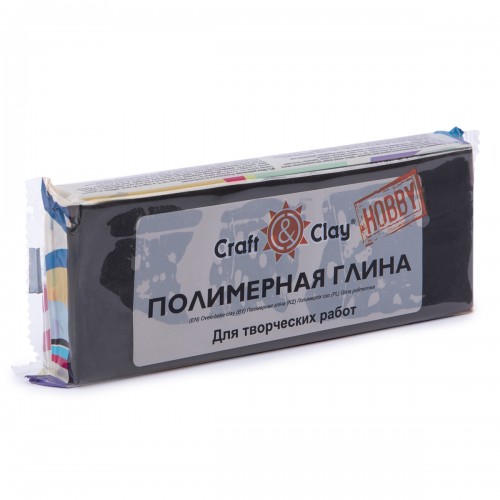 Craft&Clay полимерная глина CCH 250 г 1002 черный