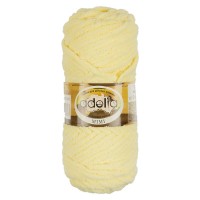 Пряжа ADELIA MIMI 100\% полиэстер 5 шт. х 100 г 80 м №15 бл.желтый