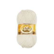 Пряжа ADELIA "JAKE CLASSIC" 75\% шерсть, 25\% нейлон 5 шт. х 100 г 410 м СК/Распродажа №01 белый