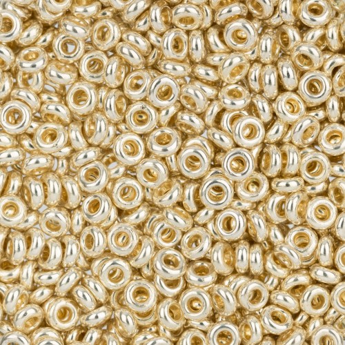 Бисер Япония TOHO 08/0 DEMI №5 3 мм 500 г №PF0558 серебряный