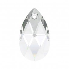 6106 Подвеска Crystal 16 х 10 мм кристалл 6 шт в пакете белый (crystal 001)