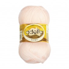 Пряжа ADELIA "AURA" 100\% акрил 10 шт. х 50 г 250 м №008 розово-бежевый