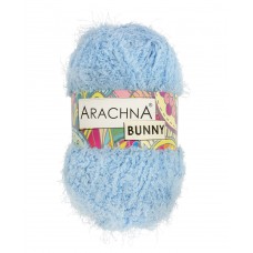 Пряжа ARACHNA "BUNNY" 100\% микрополиэстер 5 шт. х 100 г 110 м №54 голубой