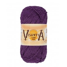Пряжа VISANTIA "LUXE new" 85\% вискоза, 15\% люрекс 5 шт. х 100 г 240 м №09 фиолетовый