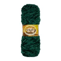 Пряжа ADELIA DOLLY VELOUR 100\% микрополиэстер 5 шт. х 100 г 93 м №13 зеленый