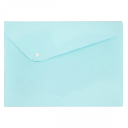Expert Complete Trend Pastel/Тренд Пастель Pastel Папка-конверт с кнопкой A4 180 мкм диагональ 20 шт. бирюзовый EC21017119