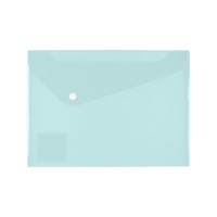 Expert Complete Trend Pastel/Тренд Пастель Pastel Папка-конверт с кнопкой A5 180 мкм диагональ 10 шт. бирюзовый EC21017219