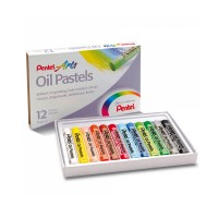 Pentel Пастель масляная в картоне 12 цв. PHN-12U