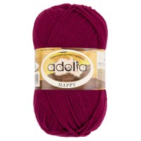 Пряжа ADELIA HAPPY 100\% акрил 10 шт. х 50 г 128 м №16 малиновый
