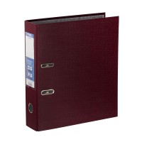 Expert Complete Регистратор PVC/ПВХ 75 мм 50 шт. Классика (Classic) A4 арочный механ. (разб.) лён бордовый 25165