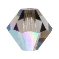 Бусина Чехия PRECIOSA бусины 451-69-302 Crystal AB цветн. 5.7 х 6 мм 12 шт бл.серый/перламутр (bl.diam AB 40010)