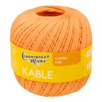 Пряжа Семеновская  МШФ Kable   (Кабле)   100\% хлопок   5 шт. х  100 г  430 м 30159 ; хризант