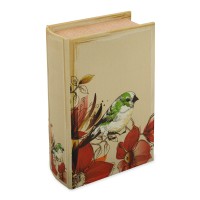 Gamma BBK-01 шкатулка-книга 17 х 11 х 5 см №105 Птичка в цветах