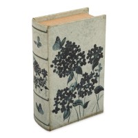 Gamma BBK-01 шкатулка-книга 17 х 11 х 5 см №115 Бабочка на гортензии
