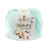 Пряжа DMC 302 Natura Just Cotton 100\% хлопок 10 шт. х 50 г 155 м N100 св. голубой