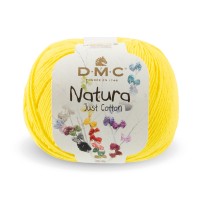 Пряжа DMC 302 Natura Just Cotton 100\% хлопок 10 шт. х 50 г 155 м N199 желтый